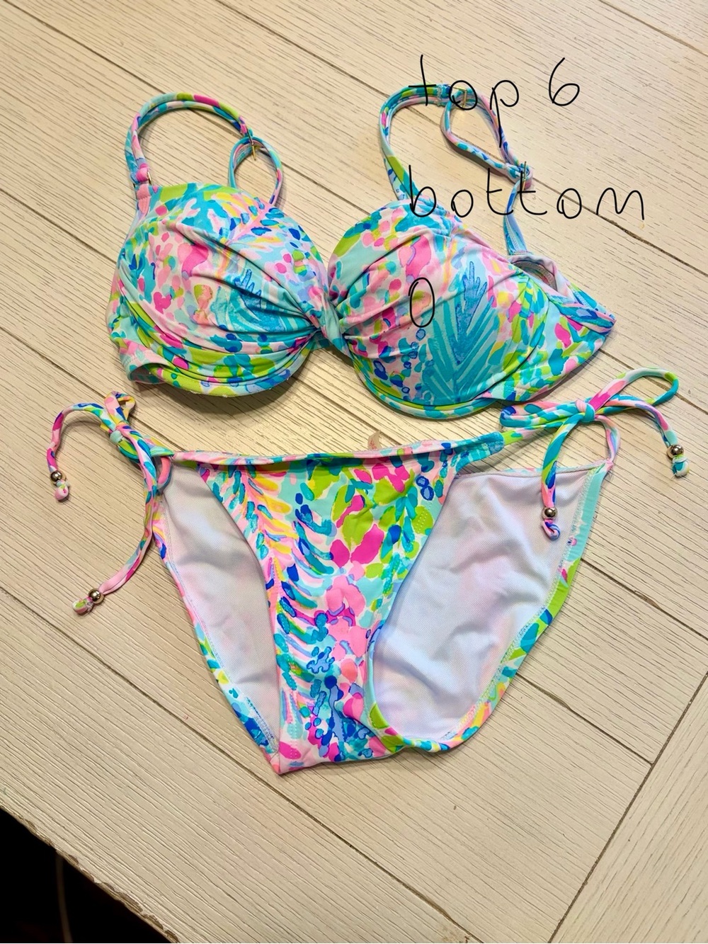 Lilly Pulitzer | ✨ multi - catch the wave bikini set
